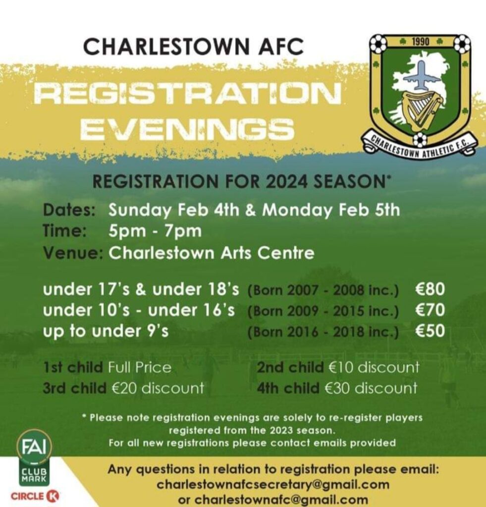 Charlestown AFC Registration Evenings 2024 Charlestown   Screenshot 20240202 230954 Facebook 981x1024 